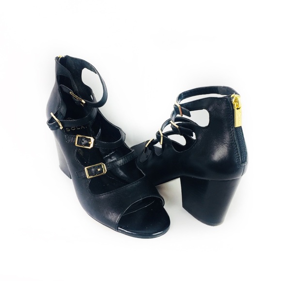 Isola Shoes - ISOLA | Nordstrom caged chunky heel sandals SZ 8